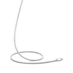 Linocell Flettet USB-A- til Lightning-kabel Rosa 2 m