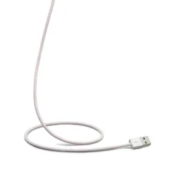 Linocell Flettet USB-A- til USB-C-kabel Rosa 1 m