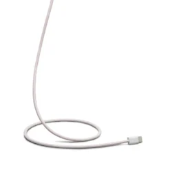 Linocell Flettet USB-A- til USB-C-kabel Rosa 1 m