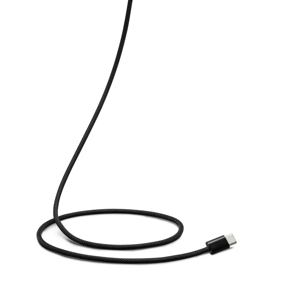 Linocell Flettet USB-C- til USB-C-kabel 240W Svart 1 m