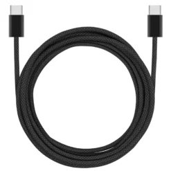 Linocell Flettet USB-C- til USB-C-kabel 240W Svart 1 m