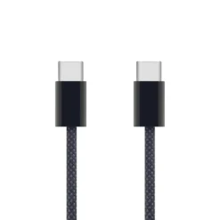 Linocell Flettet USB-C- til USB-C-kabel 240W Svart 1 m