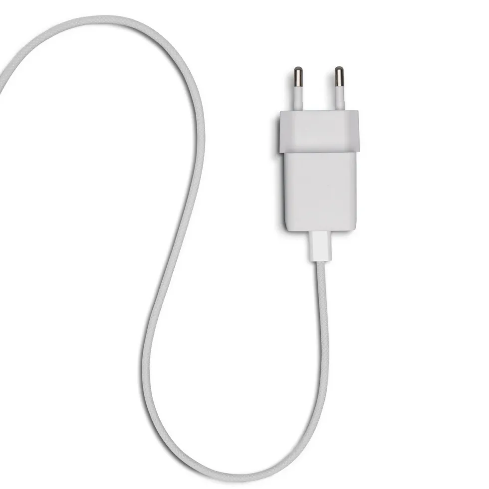 Linocell Flettet USB-C- til USB-C-kabel 60W Hvit 2 m