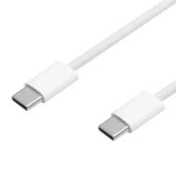 Linocell Flettet USB-C- til USB-C-kabel 240W Hvit 1m