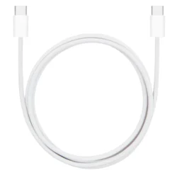 Linocell Flettet USB-C- til USB-C-kabel 60W Hvit 1 m