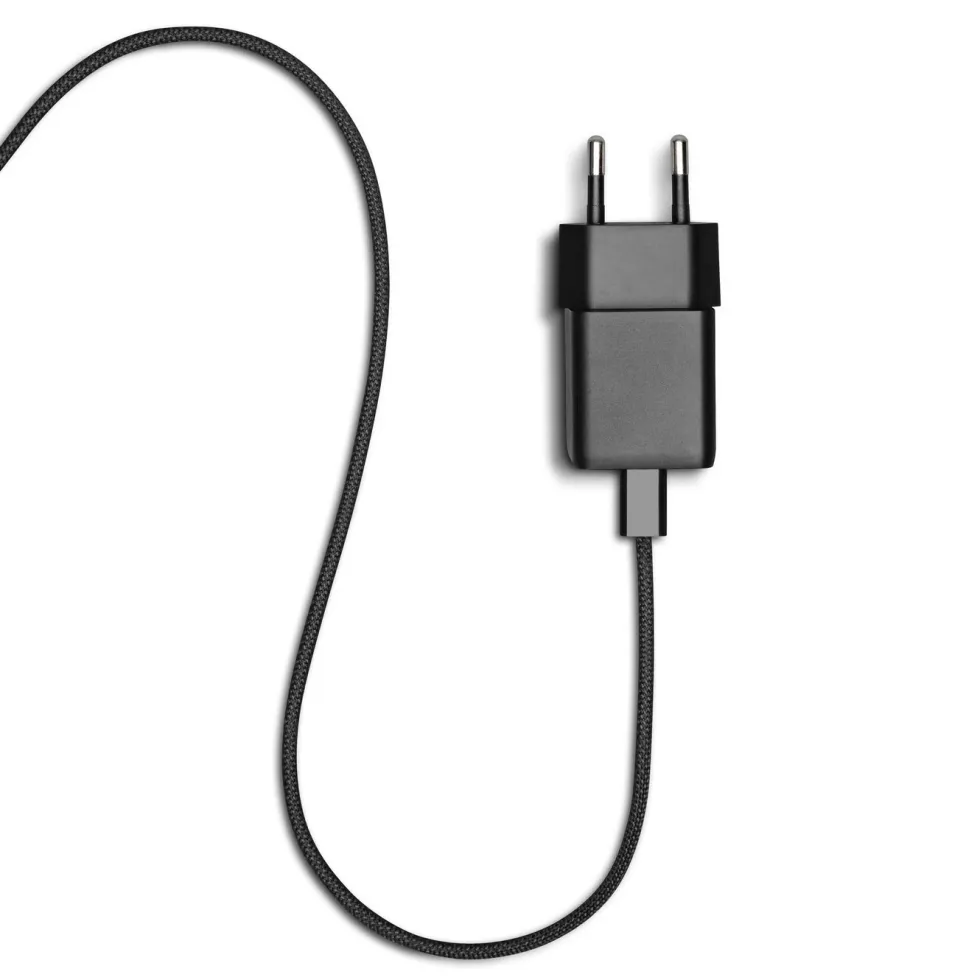 Linocell Flettet USB-C- til USB-C-kabel 60W Svart 2 m
