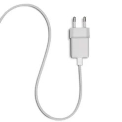 Linocell Flettet USB-C- til USB-C-kabel 60W Hvit 0,5 m