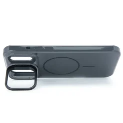 Linocell Flip Stand Case Mobildeksel for iPhone 17 Pro Max Svart
