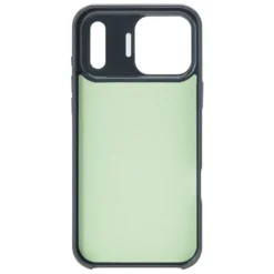 Linocell Flip Stand Case Mobildeksel for iPhone 17 Pro Max Svart