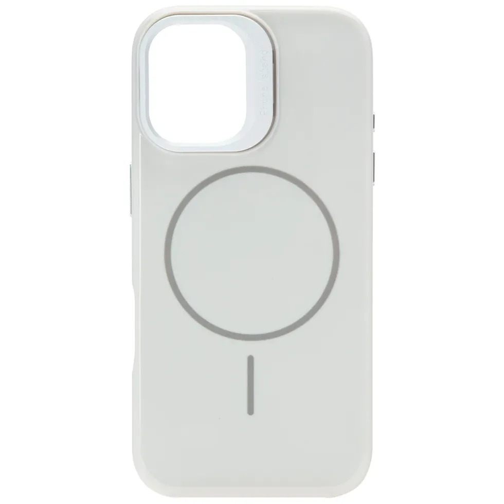 Linocell Flip Stand Case Mobildeksel for iPhone 17 Hvit