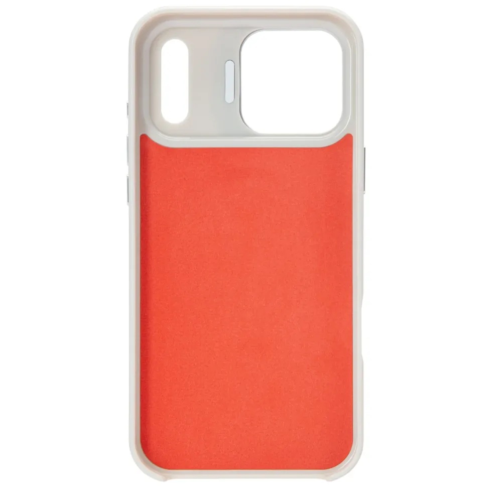 Linocell Flip Stand Case Mobildeksel for iPhone 17 Pro Max Hvit