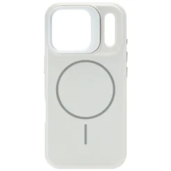 Linocell Flip Stand Case Mobildeksel for iPhone 17 Pro Hvit