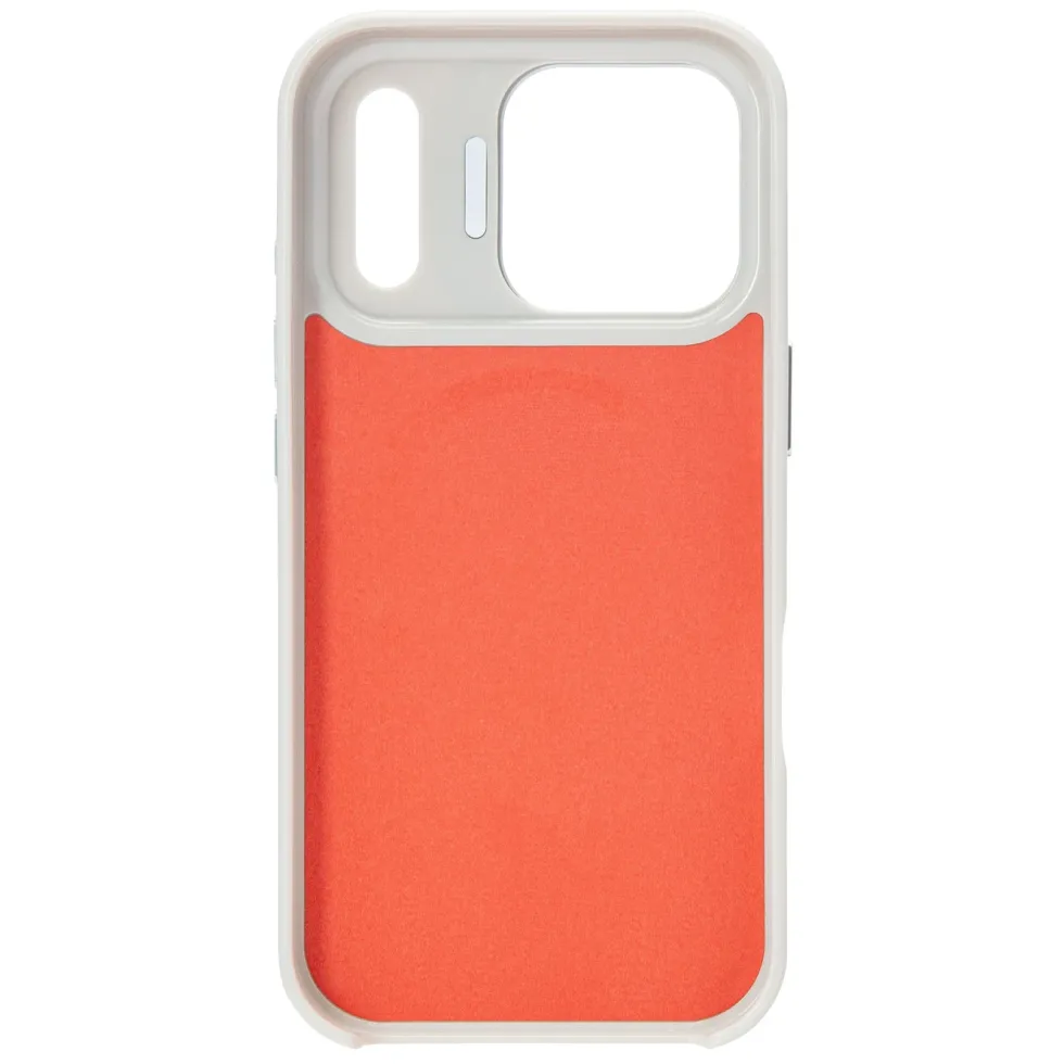 Linocell Flip Stand Case Mobildeksel for iPhone 17 Pro Hvit