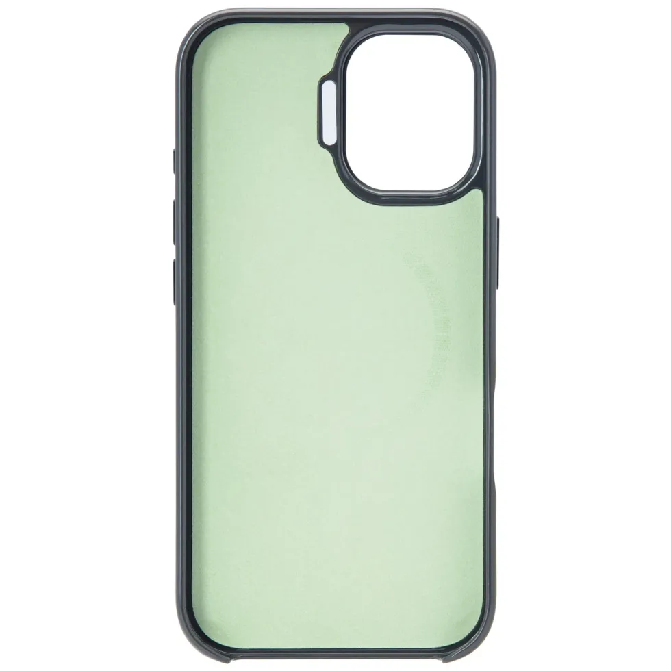 Linocell Flip Stand Case Mobildeksel for iPhone 17 Svart