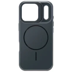Linocell Flip Stand Case Mobildeksel for iPhone 17 Pro Svart