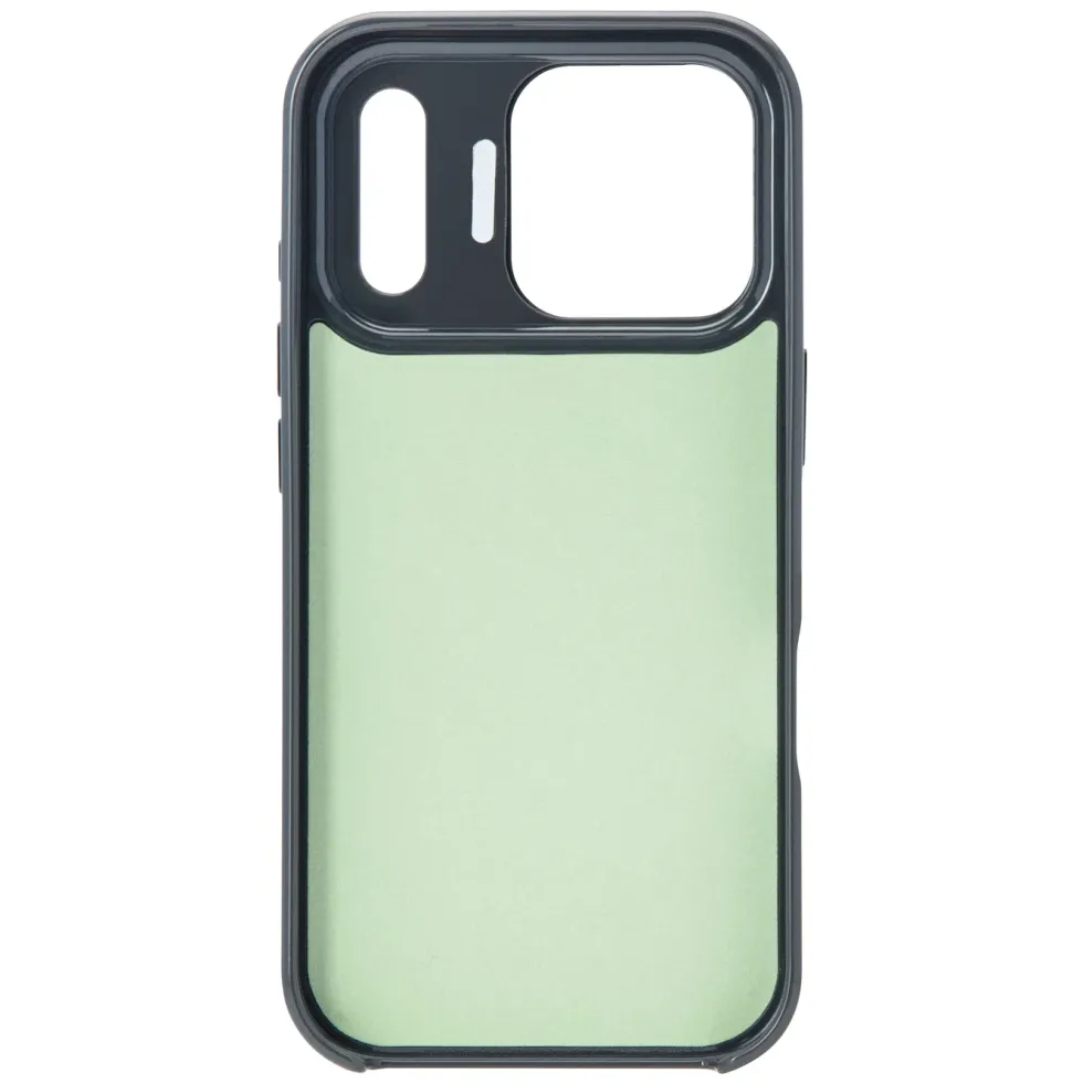 Linocell Flip Stand Case Mobildeksel for iPhone 17 Pro Svart