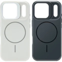 Linocell Flip Stand Case Mobildeksel for iPhone 17 Pro Svart