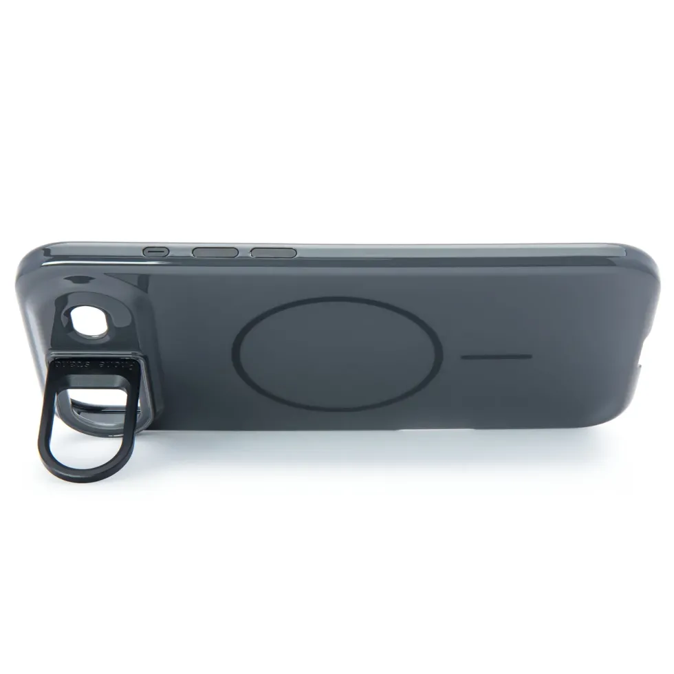Linocell Flip Stand Case Mobildeksel for iPhone Air Svart