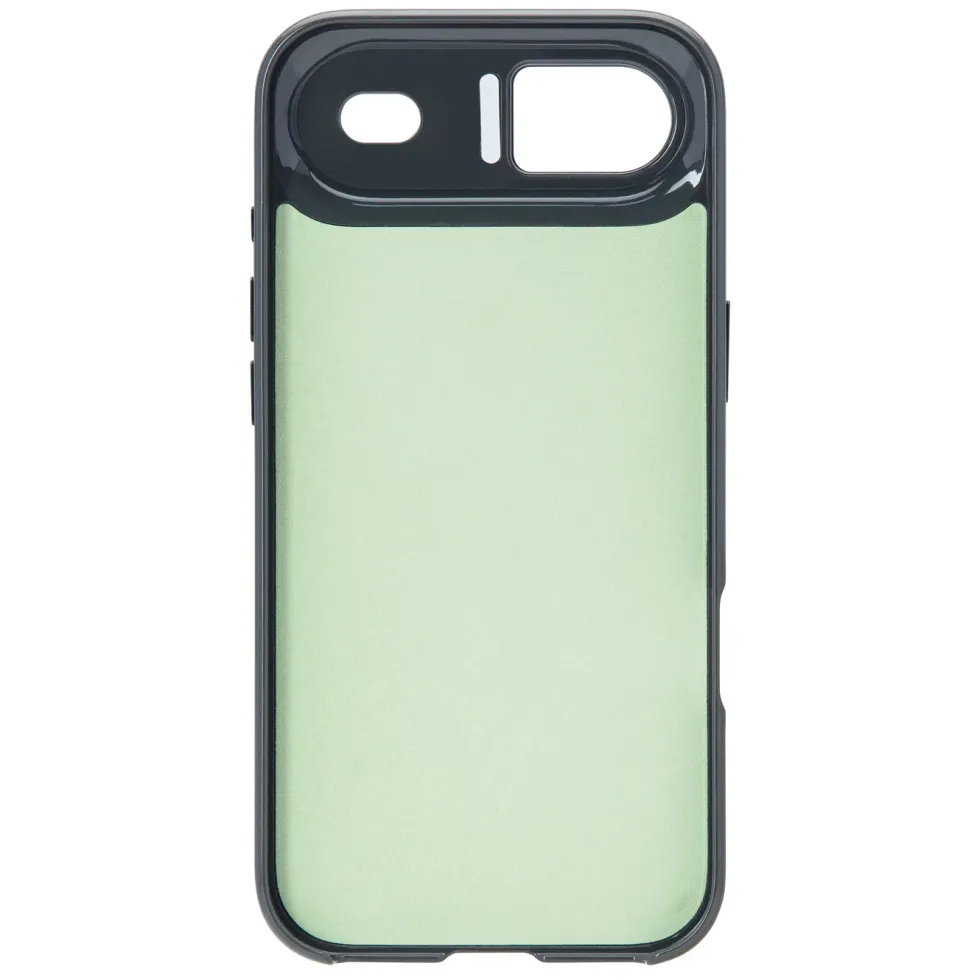 Linocell Flip Stand Case Mobildeksel for iPhone Air Svart