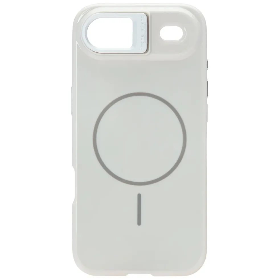 Linocell Flip Stand Case Mobildeksel for iPhone Air Hvit