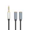 Linocell Forgreningskabel for 3,5 mm-kontakt Svart