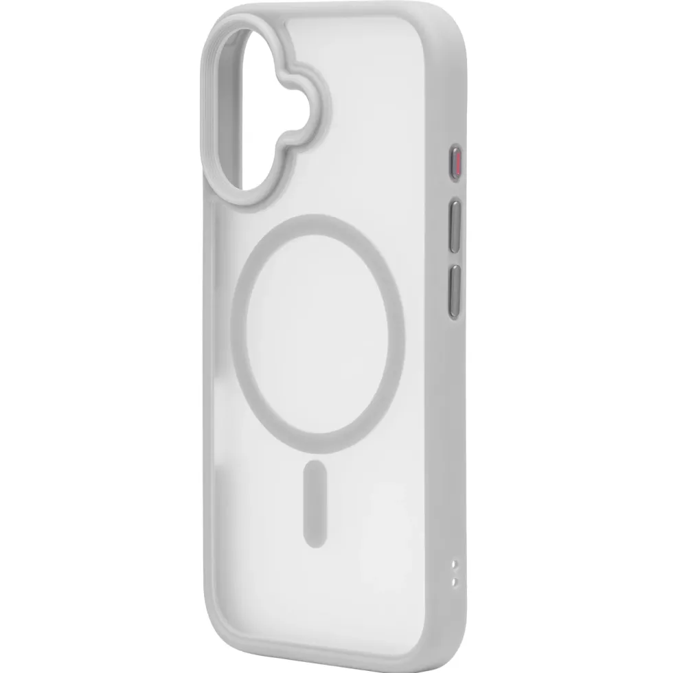 Linocell Hard Case Mobildeksel for iPhone 16 Grå