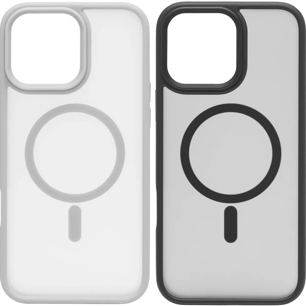 Linocell Hard Case Mobildeksel for iPhone 16 Pro Max Hvit