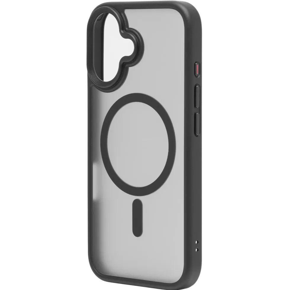 Linocell Hard Case Mobildeksel for iPhone 16 Svart