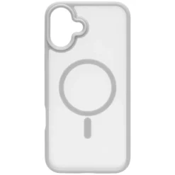 Linocell Hard Case Mobildeksel for Iphone 16 Plus Magsafe Hvit
