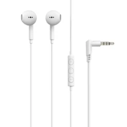 Linocell Hodetelefoner med mikrofon og 3,5 mm-kontakt Hvit