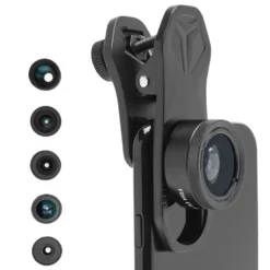 Linocell 5-i-1 Objektiv-kit for mobilkamera