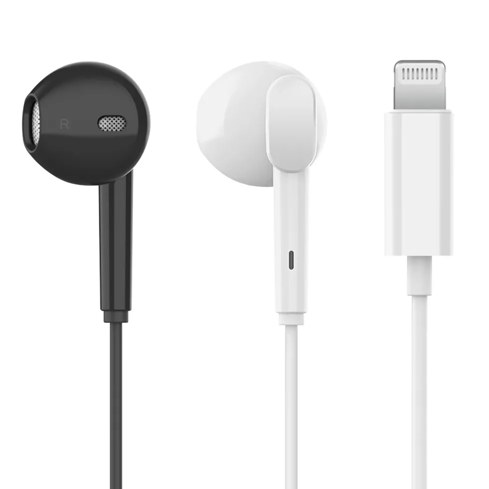 Linocell Lightning-hodetelefoner Svart