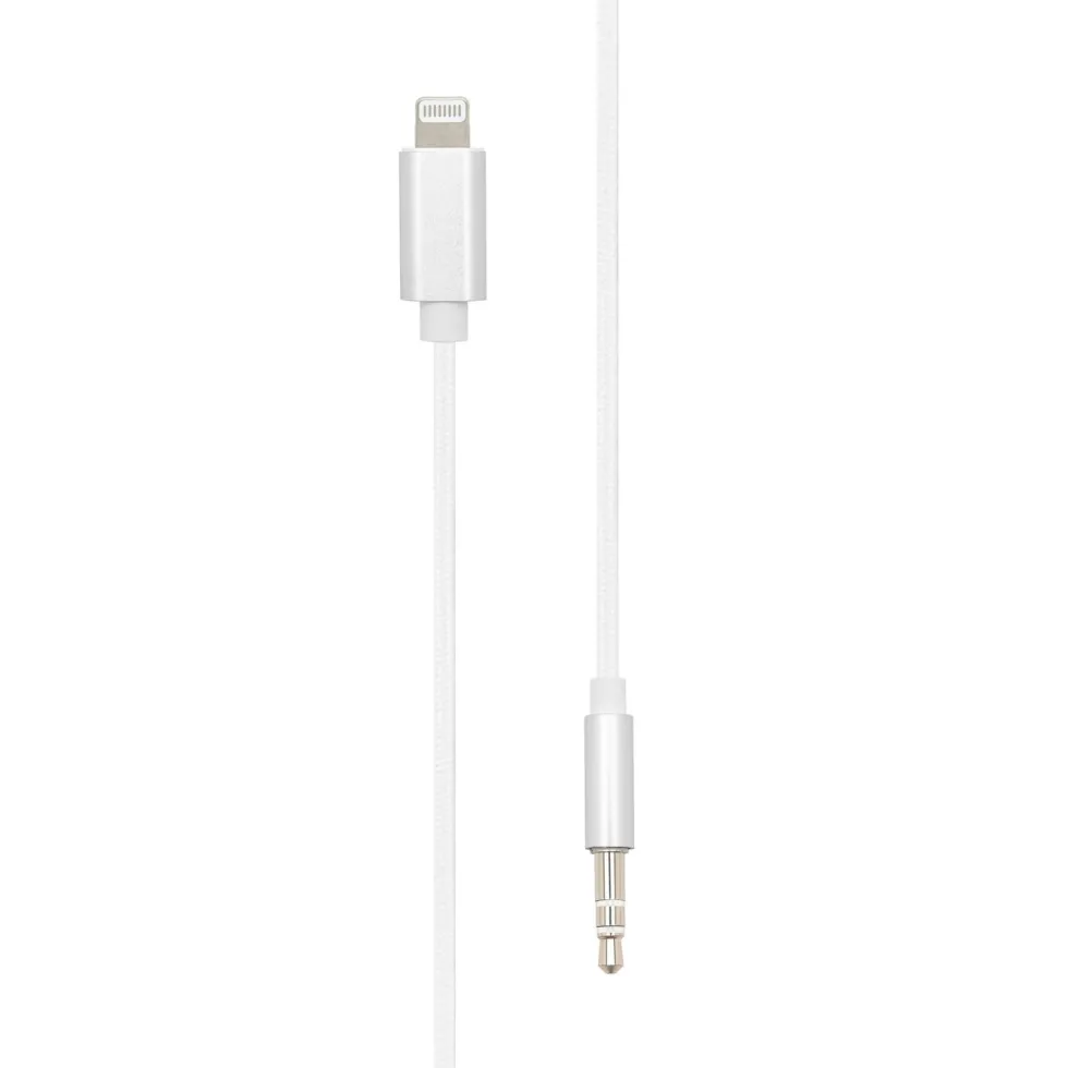 Linocell Lightning til 3,5 mm-kabel 1 m Hvit