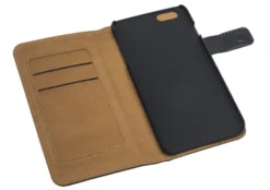 Linocell Magnetisk mobiletui for iPhone 6 Plus-serien Svart