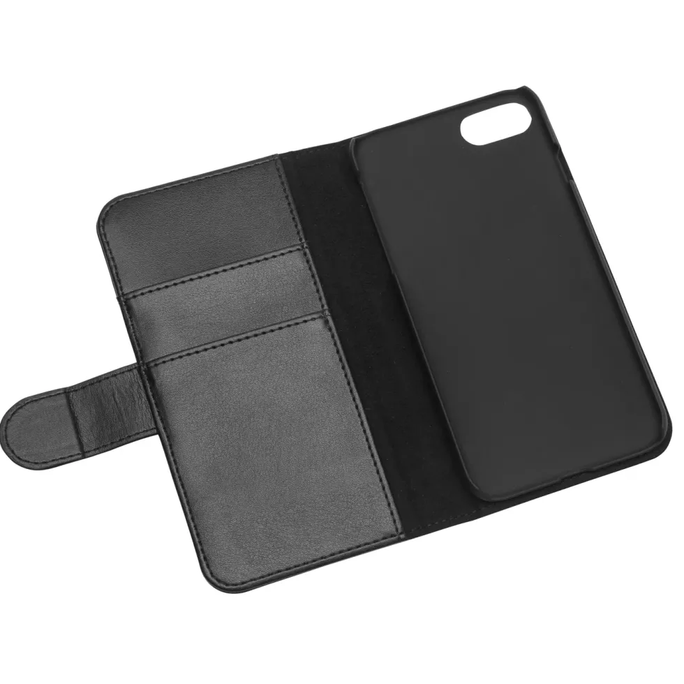 Linocell Mobiletui for iPhone 6, 6s, 7, 8 og SE - Svart