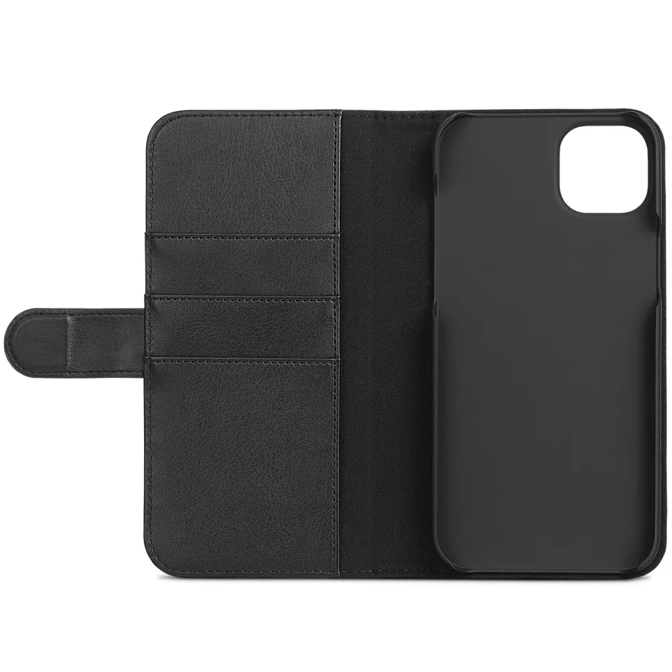 Linocell Mobiletui for iPhone 14 Plus - Svart