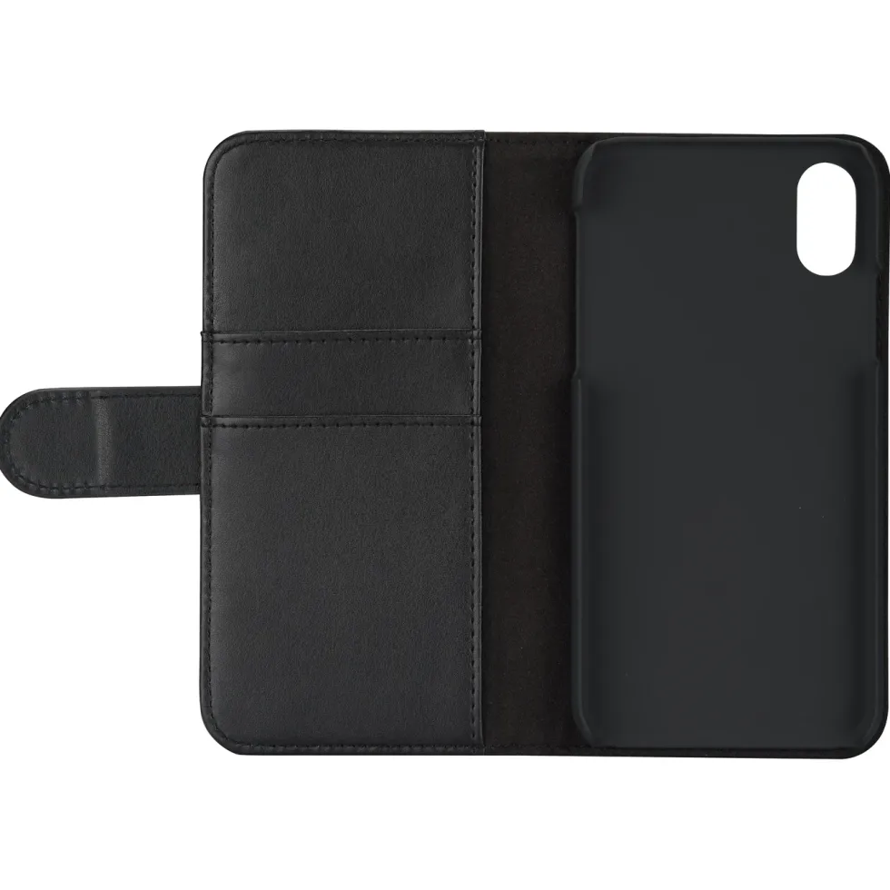 Linocell Mobiletui for iPhone X og Xs Svart