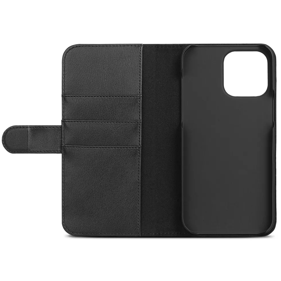 Linocell Mobiletui for iPhone 14 Pro Max svart