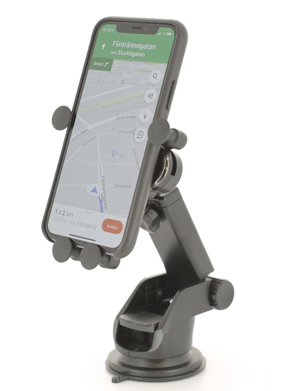 Linocell Mobilholder med hurtigfeste for frontrute