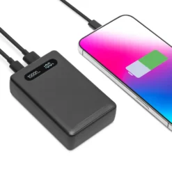 Linocell Powerbank 10000 mAh med 20W lading Svart