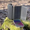 Linocell Powerbank med solcellelading 16 000 mAh