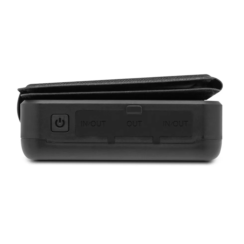Linocell Powerbank med solcellelading 16 000 mAh