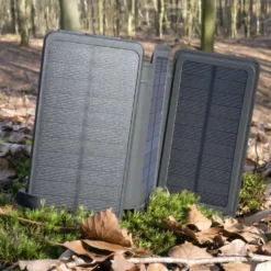 Linocell Powerbank med solcellelading 16 000 mAh