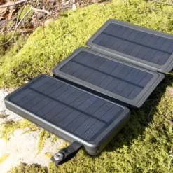 Linocell Powerbank med solcellelading 20 W 8000 mAh