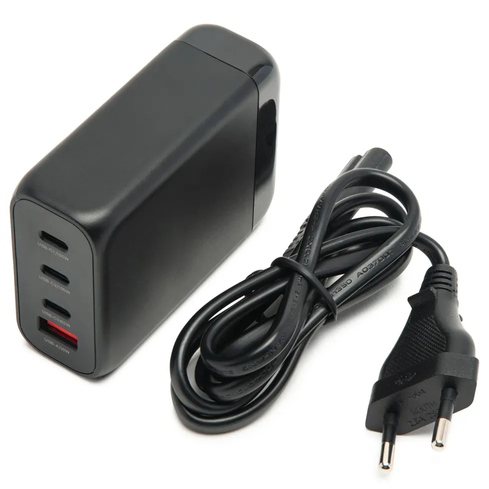 Linocell Premium GaN Multilader 100 W PD 3.0 Svart