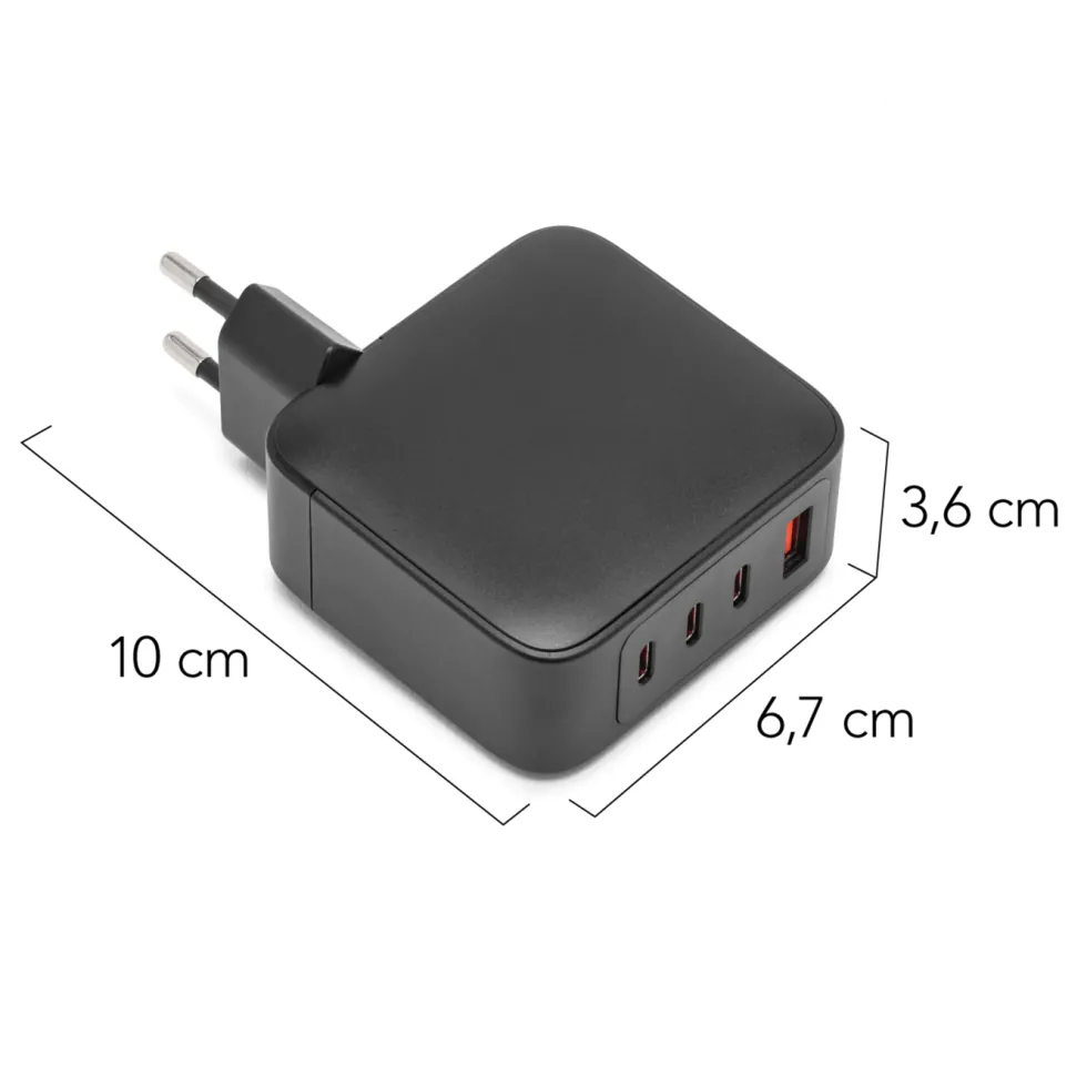 Linocell Premium GaN Multilader PD 3.1 140 W Svart