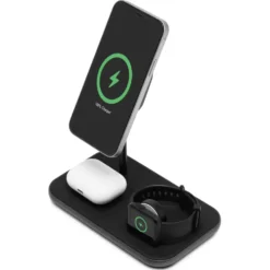 Linocell Premium 3-i-1-ladestasjon med MagSafe-kompabilitet