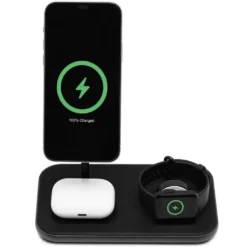 Linocell Premium 3-i-1-ladestasjon med MagSafe-kompabilitet