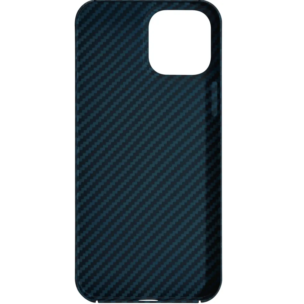 Linocell Premium Kevlar Robust deksel for iPhone 13 Pro Max Blå