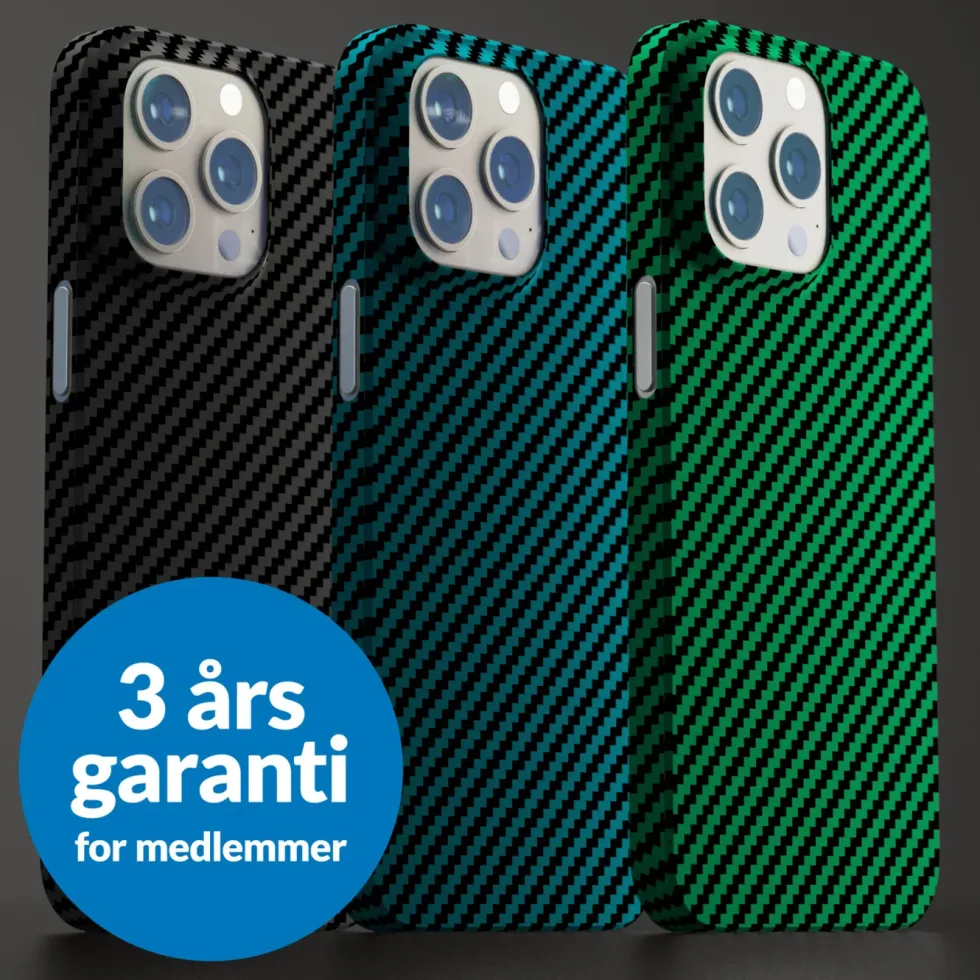 Linocell Premium Kevlar Robust deksel for iPhone 13 Pro Max Blå